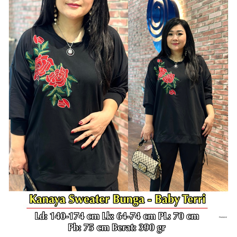 FINA BIG SIZE | KANAYA SWEATER KEKINIAN SUPER JUMBO