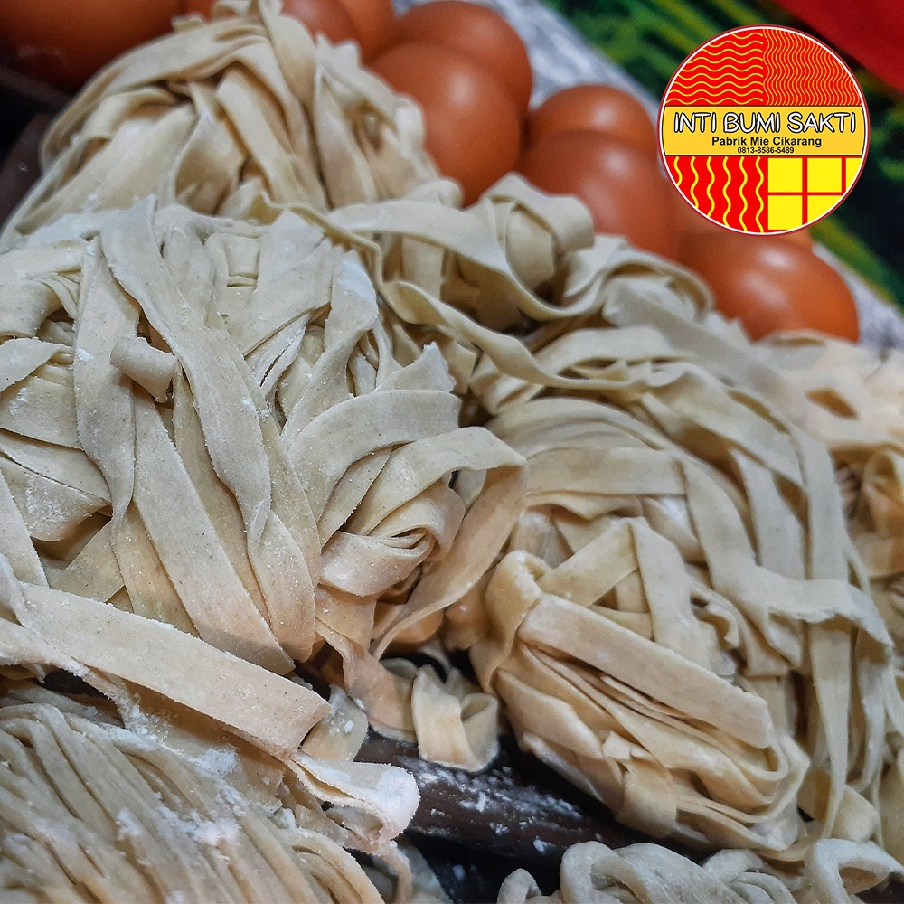 

Mie Mentah Lurus Pipih Telur ayam Original super premium Spesial Untuk Mie Ayam, Bakmie, Ramen dan lainnya fresh tanpa pengawet kenyal tidak lembek halal dan sehat spesial Noodle