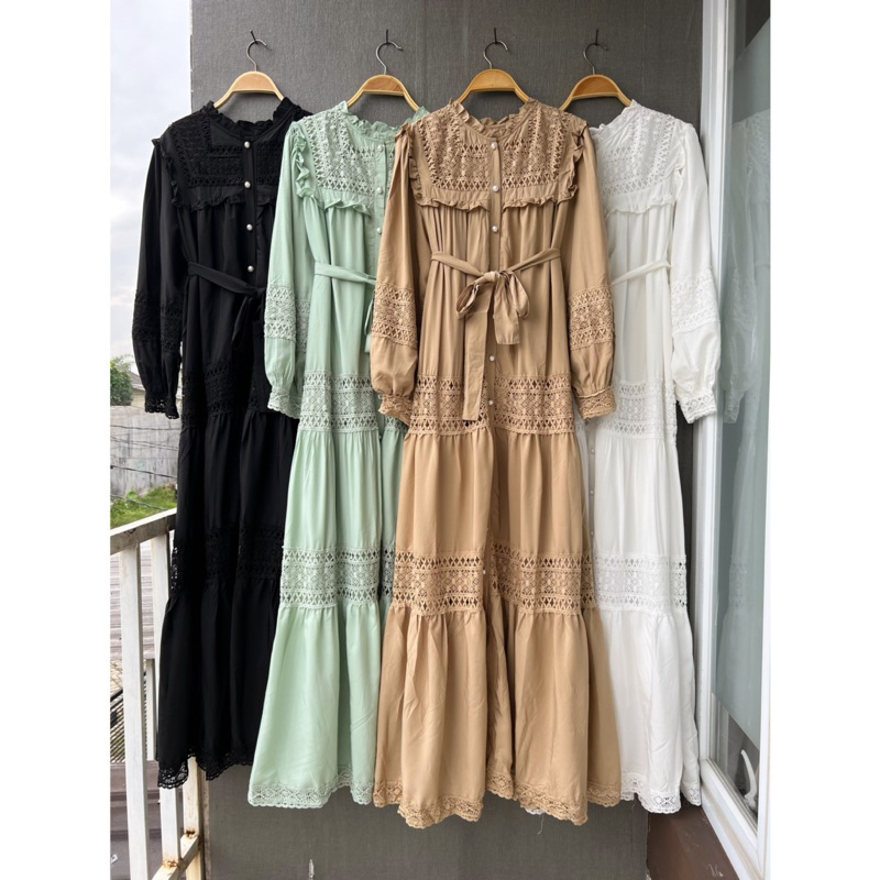 roman maxi, dress brukat premium, gamis import bangkok, gamis lfy, dress lafreya ori, gamis bkk, dre