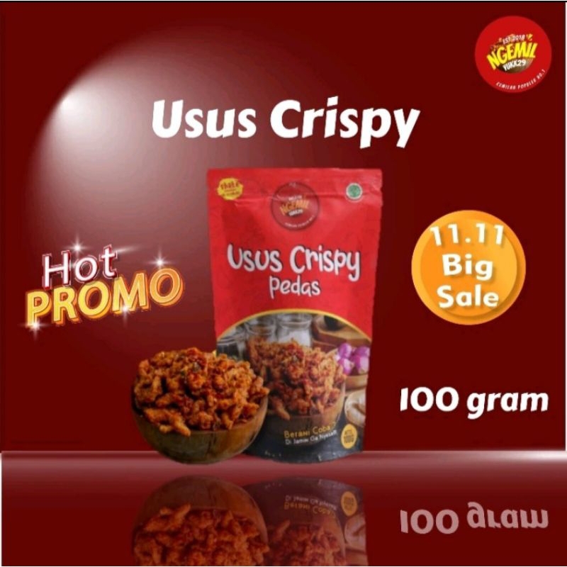 

100gr USUS CRISPY BUMBU DAUN JERUK