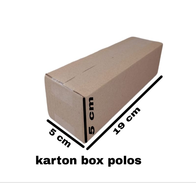 

kardus polos UK 19x5x5 kardus kecil kardus packing