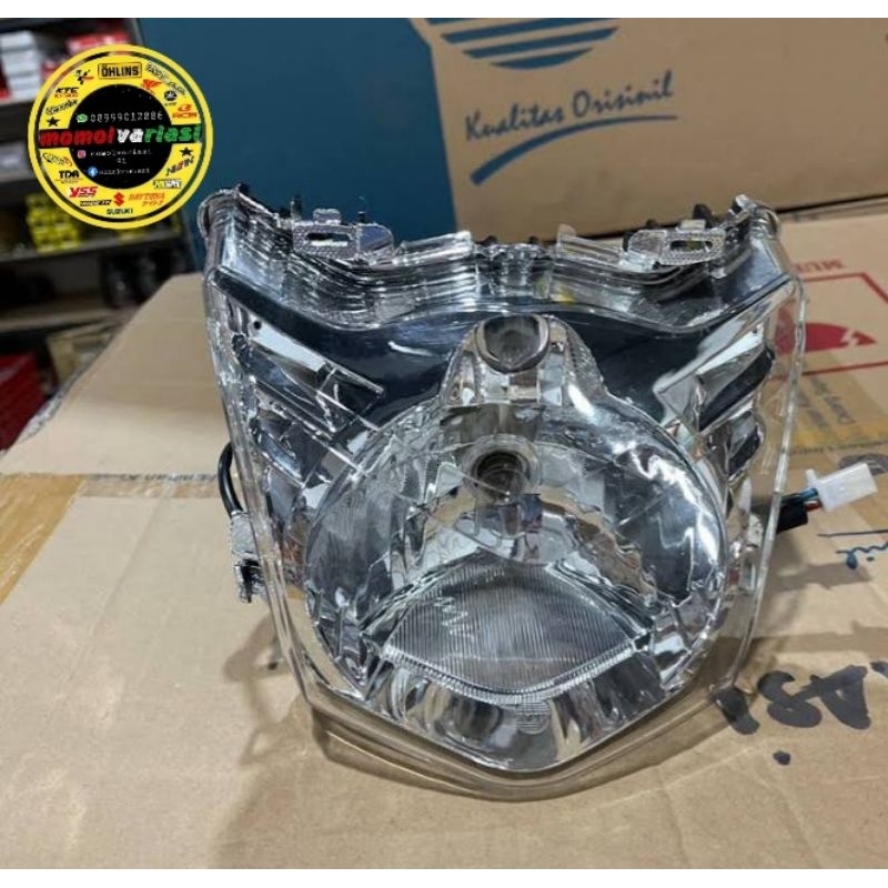 reflektor beat karbu/reflektor lampu depan beat karbu 2008 -2012