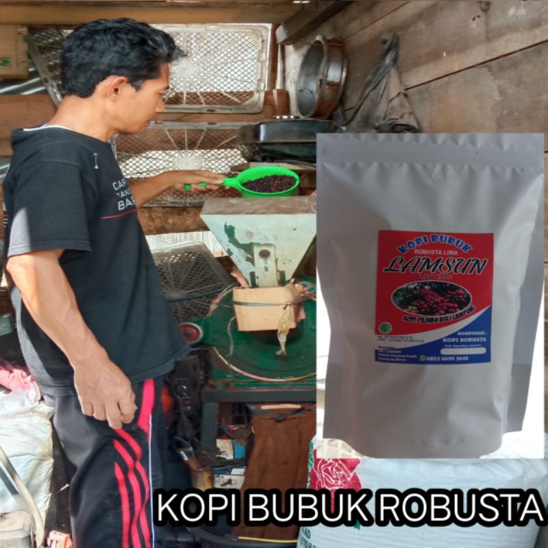 

Kopi Robusta Lampung 250gr * LAMSUN*