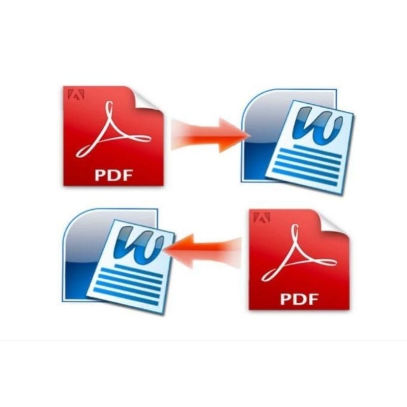 Jasa convert pdf to word/word to pdf