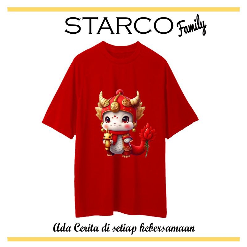 KAOS NAGA IMLEK/KAOS IMLEK NAGA KARTUN