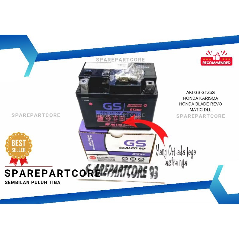 AKI KERING GS OTOPART GTZ5S MOTOR MATIC DAN BEBEK