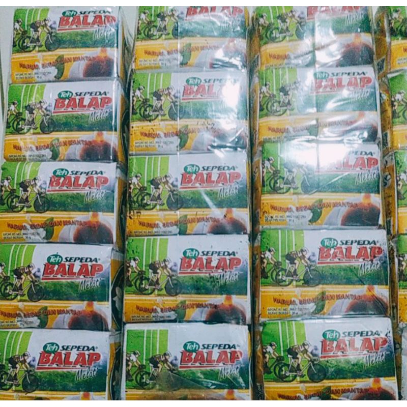 

Teh Sepeda Balap Prima 1 pack isi 10 bungkus x 40 gram