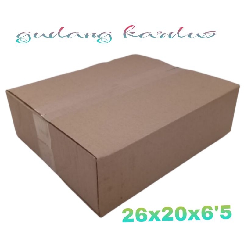 

kardus polos 26x20x6'5 kardus kecil kardus packing