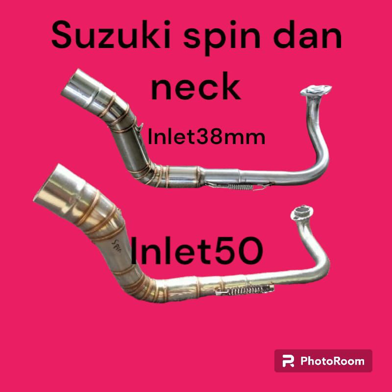 HEADER LEHERAN KNALPOT SPIN DAN NEX SPIN 125 2 VARIAN