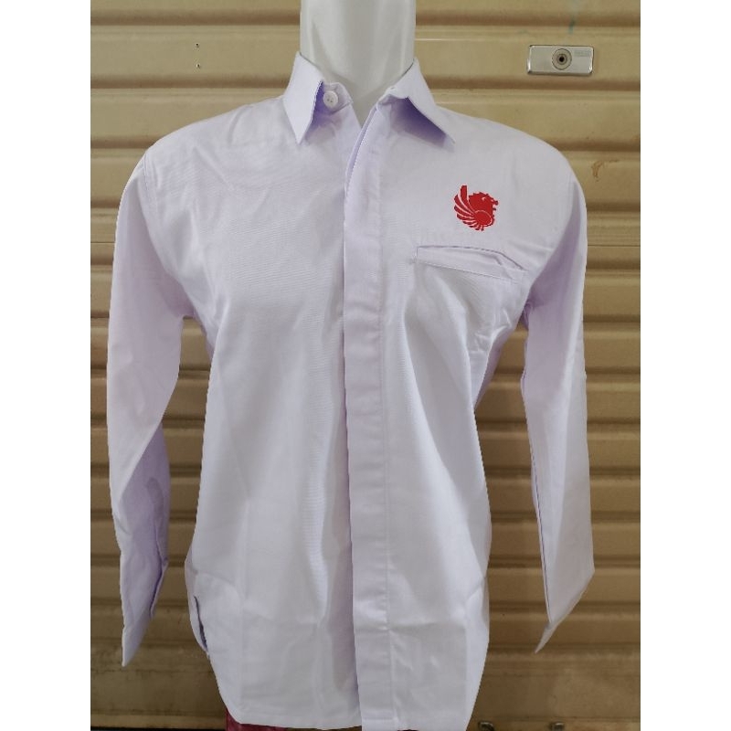Kemeja Putih LION AIR Lengan Panjang