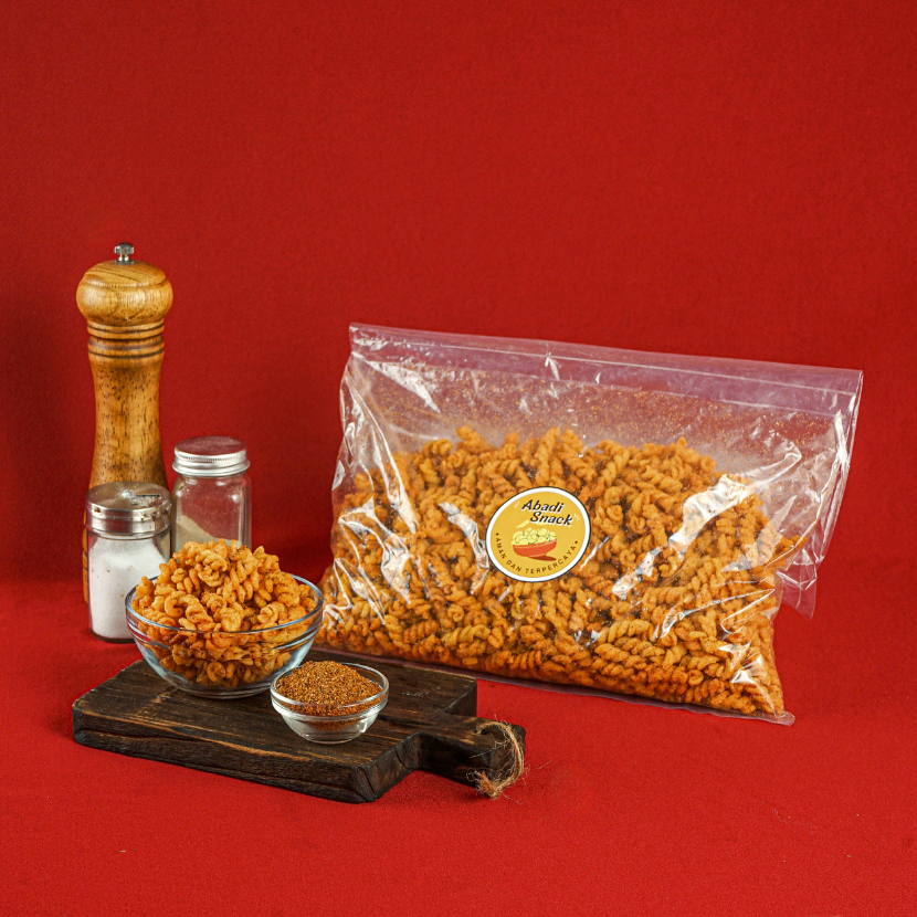 

MAKARONI SPIRAL RASA PEDAS / ASIN / KEJU / DLL - 500 GRAM