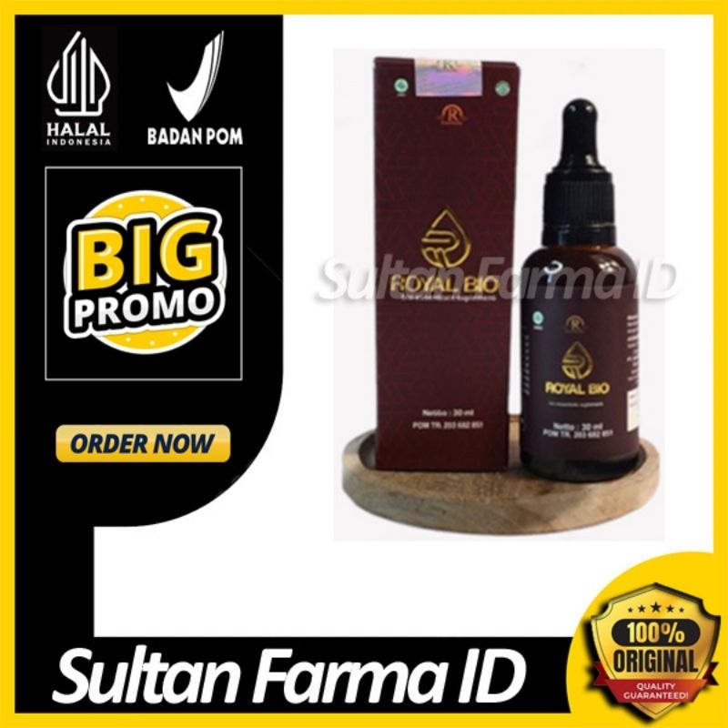 ROYAL BIO ® Royal Bio Original | Royal Bio Asli Jamu Tetes Alami Untuk Jantung/ Tekanan Darah Tinggi