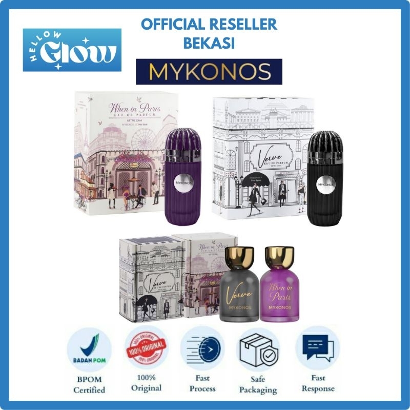 [FREE TESTER] Mykonos Verve Reborn Extrait De Parfum / When In Paris 50 ML dan 100 ML