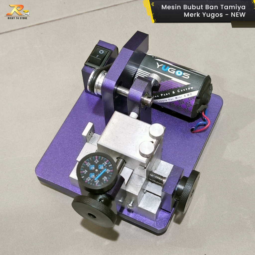 Mesin Bubut Ban Tamiya - Alat Bubut Ban Velg Tamiya Merk Yugos - NEW