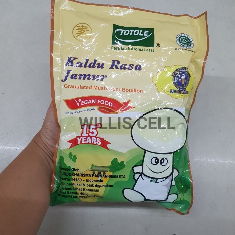 

Totole Kaldu Jamur 400 gram