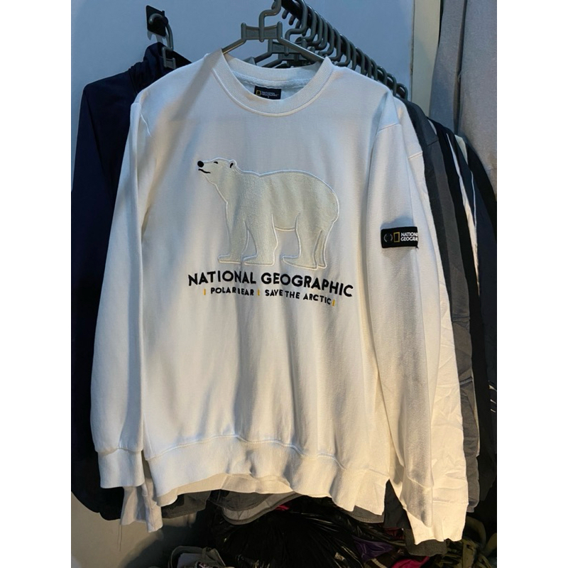 Crewneck National Geographic Original with Patch sz M