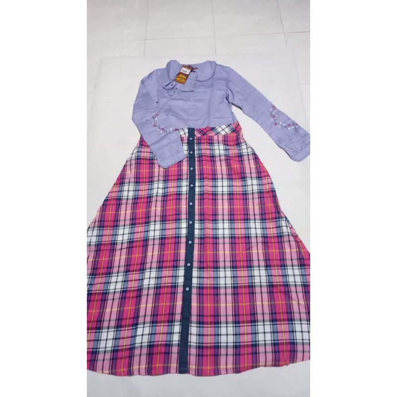 sale dannis 50% / abaya dannis size S / dannis diskon / gamis katun / baju muslim dewasa / baju leba