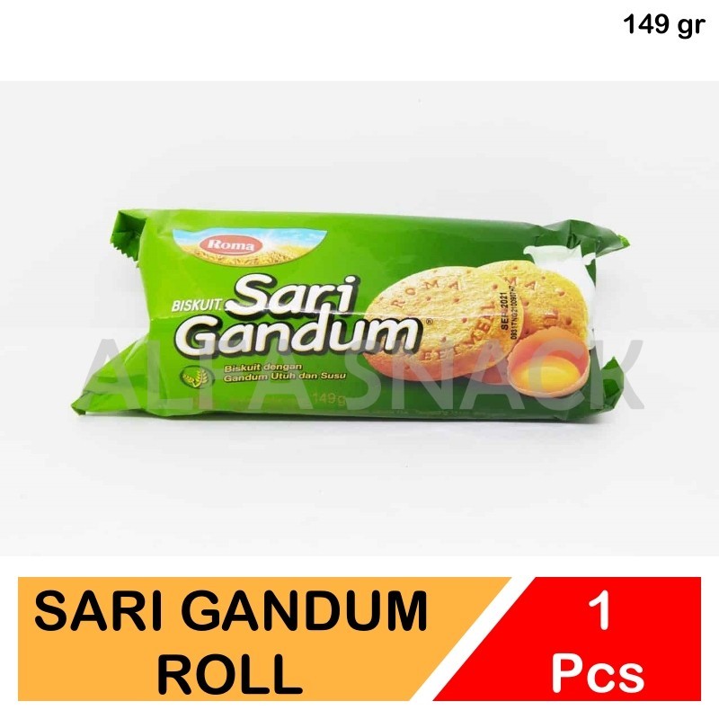 

Biskuit Roma Sari Gandum Kemasan Roll 149gr