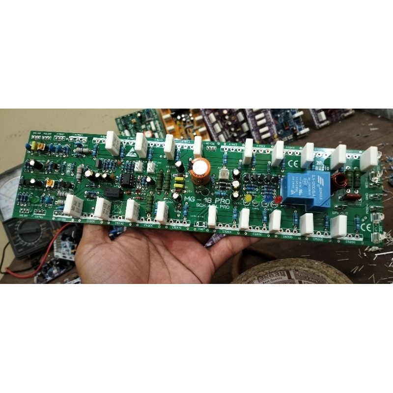 Kit driver power amplifier Mg-18 Pro 2u 30cm inbal + limiter 9 set final