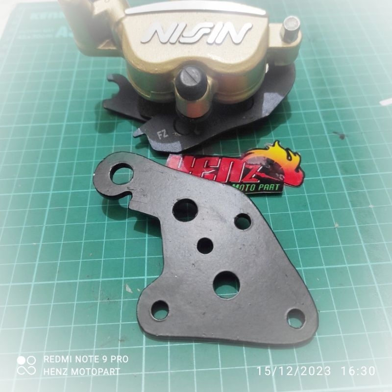bracket pangkon cakram kaliper standart nissin samurai gl pro max 2 piston 300 mm 300mm 240mm 320 mm
