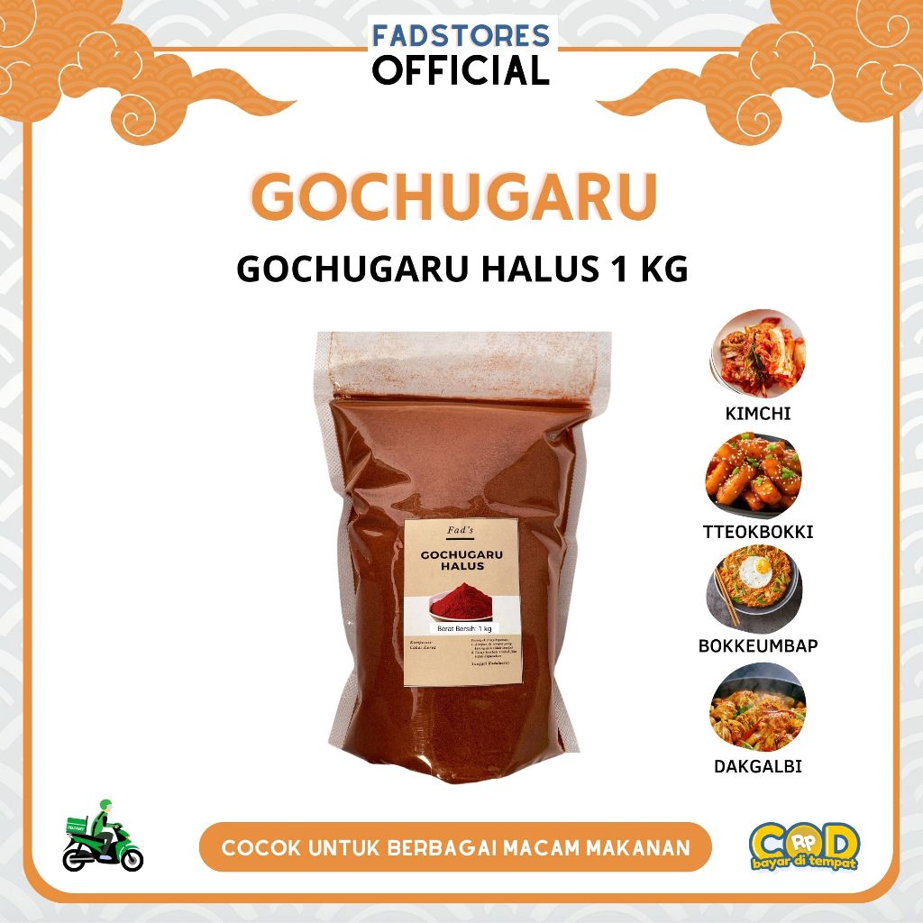 

Gochugaru Halus 1kg - Gochugaru Kasar 1kg - Gochugaru Asli Korea