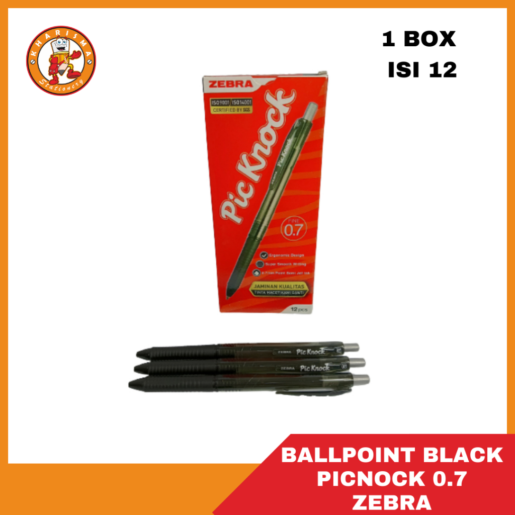 

BALLPOINT / BOLPEN / PULPEN ZEBRA PICKNOCK 0.7 (1PAK) [5037094]