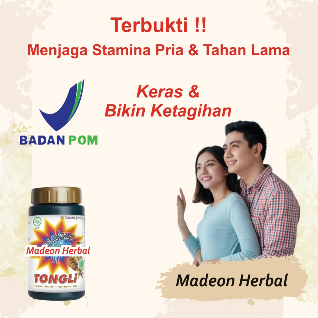 Obat Kuat Penambah Stamina Pria Dewasa Perkasa Tahan Lama / Obat Ereksi Pria Ejakulasdini Permanen L