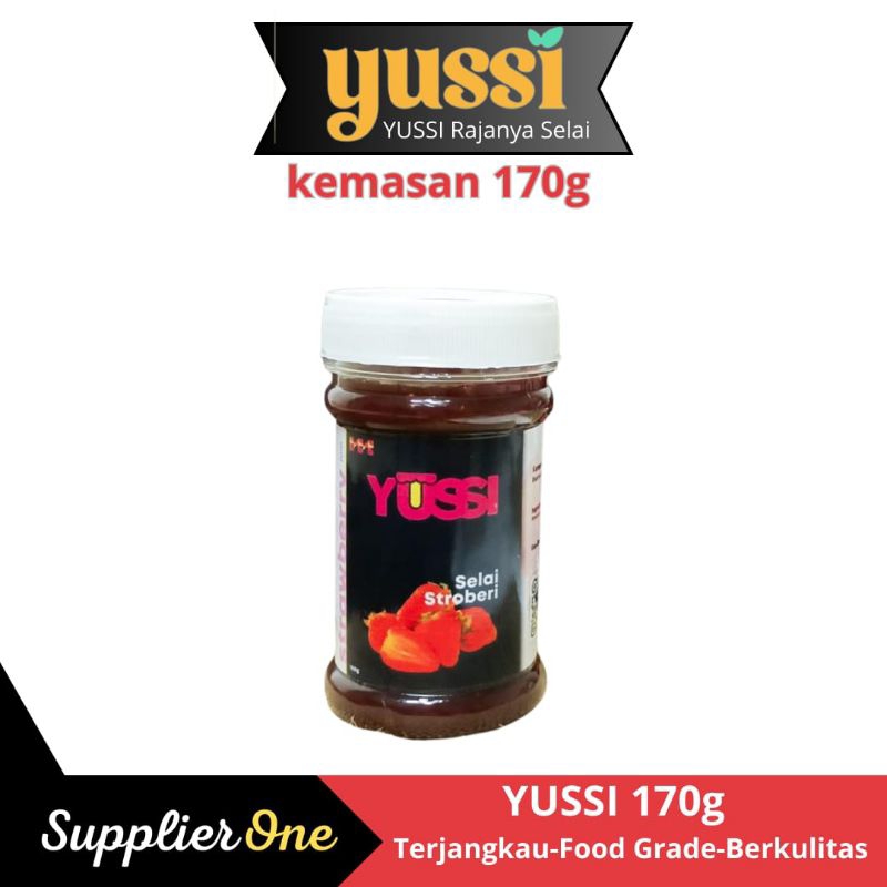 

YUSSI Rajanya Selai - Selai Strawberry 170gr/1Kg - Selai buah