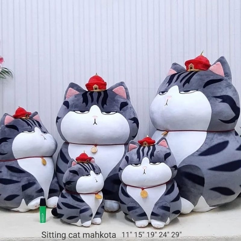 Boneka Furyu Cat/Boneka Kucing Bete/ Boneka Kucing Marah