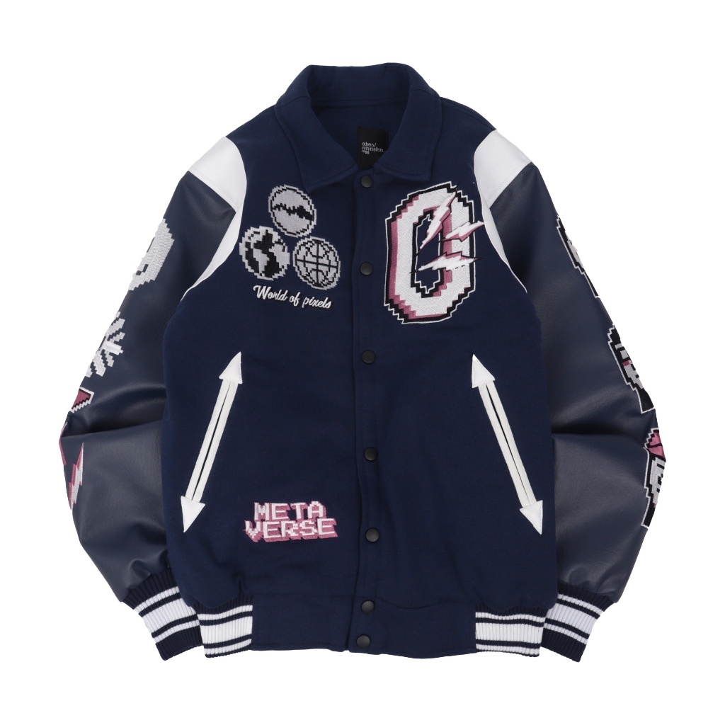 VARSITY JACKET METAVERSE NAVY