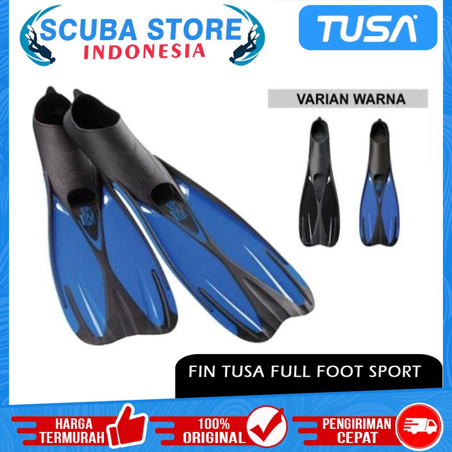 UF0202 Fin Diving Tusa Sport Fins Kaki Katak Selam Renang Scuba Diving Snorkeling Snorkling Swim Swi