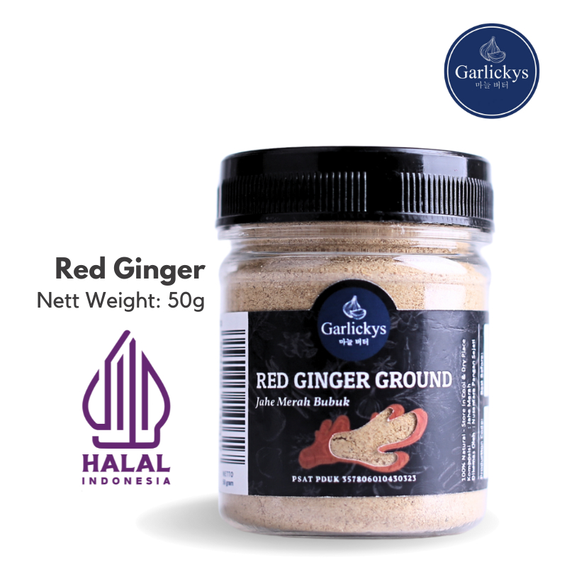 

GARLICKYS Bumbu Dapur Jahe Merah Bubuk Murni Asli Tanpa Campuran Gula Red Ginger