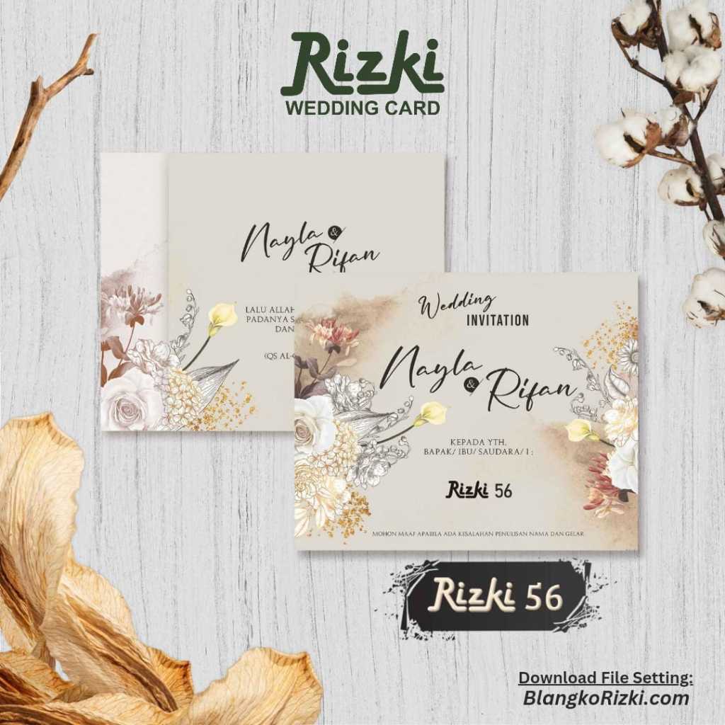Rizki 56 Blanko Undangan