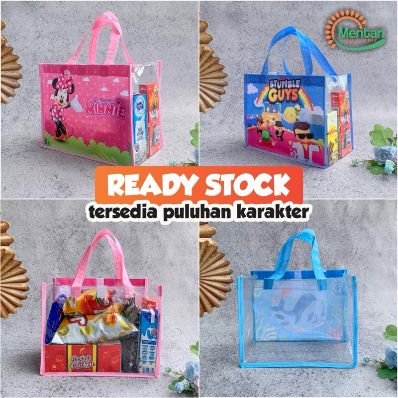 

READY STOCK Tas Ultah Kombinasi Mika/ Tas Ulang tahun Anak / Goodie Bag Hampers Souvenir Terlaris