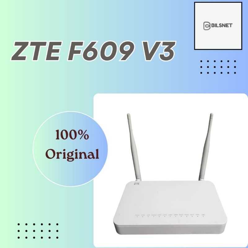 GPON ont ZTE F609 V.3 2nd (seken)