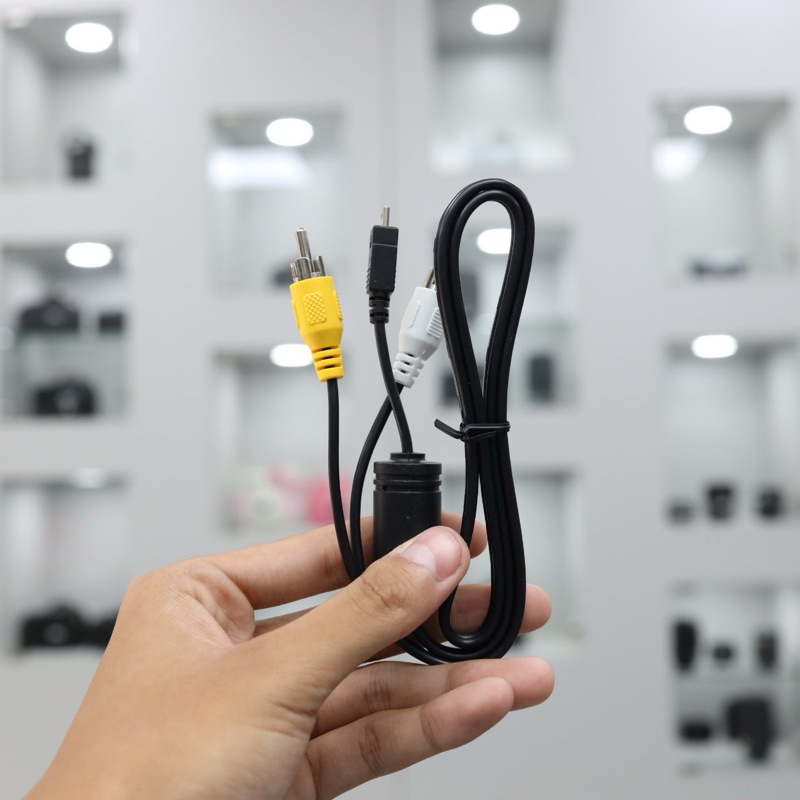 Kabel Mixer Audio Jack 2 Rca Male To Micro USB