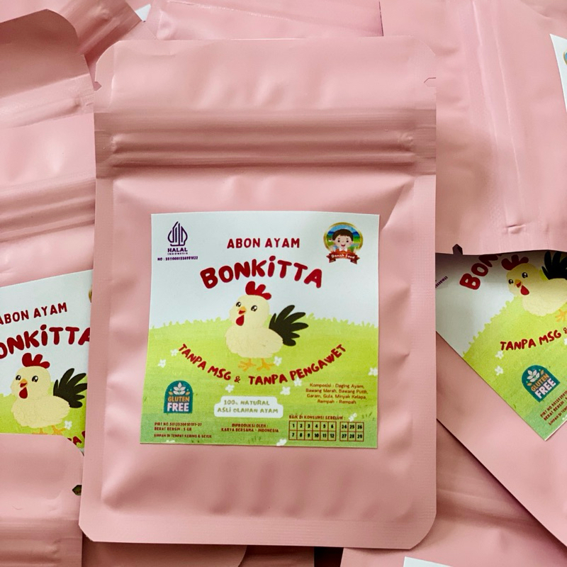 

Abon Sachet Ayam Bonkitta Non MSG Non Pengawet Abon Mpasi Abon Sehat Abon Enak