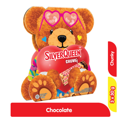 

SilverQueen Beruang Chunky Chocolate 3 x 30 g