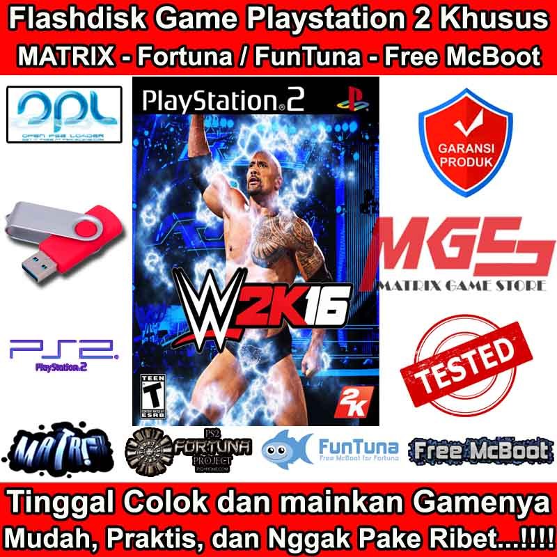Flashdisk Game PS2 PS 2 WWE SmackDown 2016 - WWE SmackDown 2K16