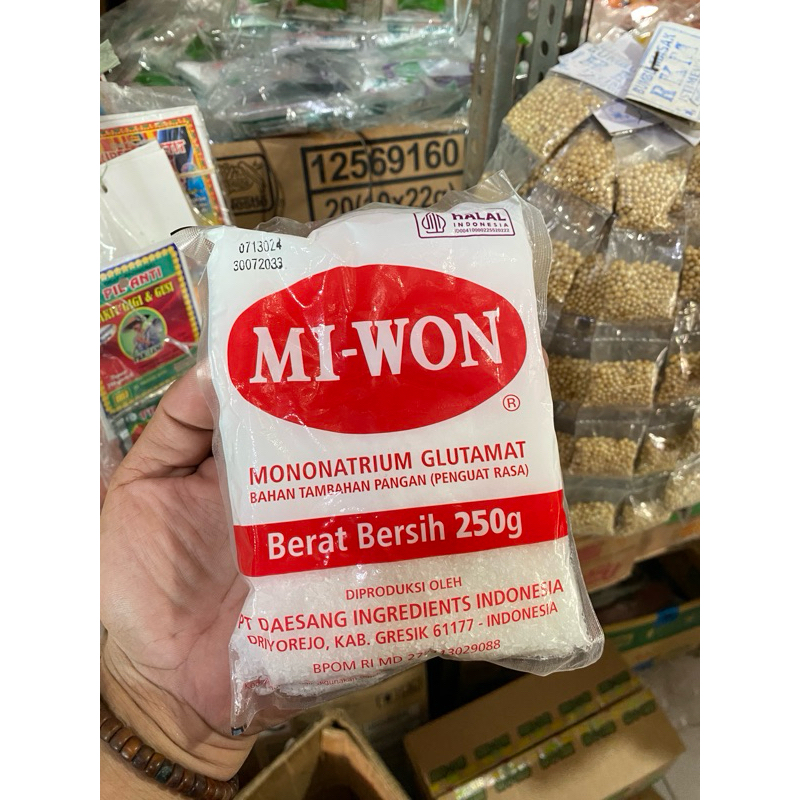 

micin penyedap rasa miwon 250gr 50gr