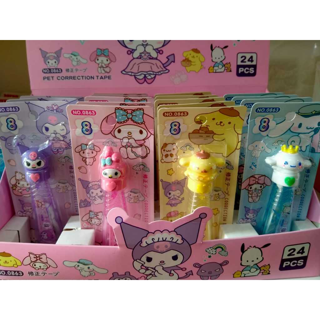 

Correction Tape/Tipp-ex Kertas SANRIO Fancy Murah