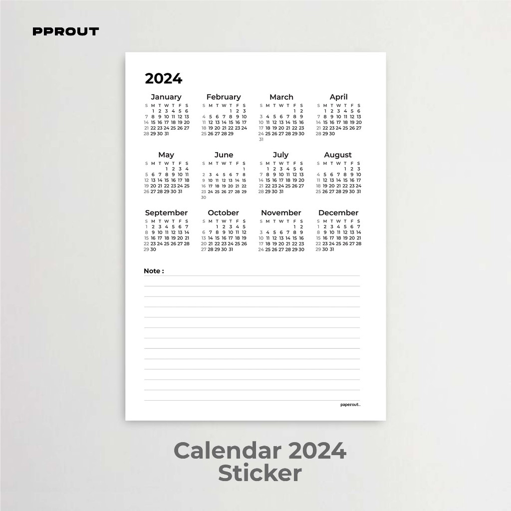 

Kalender 2024, Sticker Poster Kalender, Kalender Tempel, Postcard