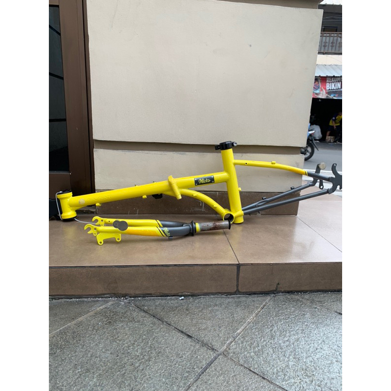 frame element nicks discbrake 20 to 451 new frame sepeda lipat murah not dahon pacific polygon exoti