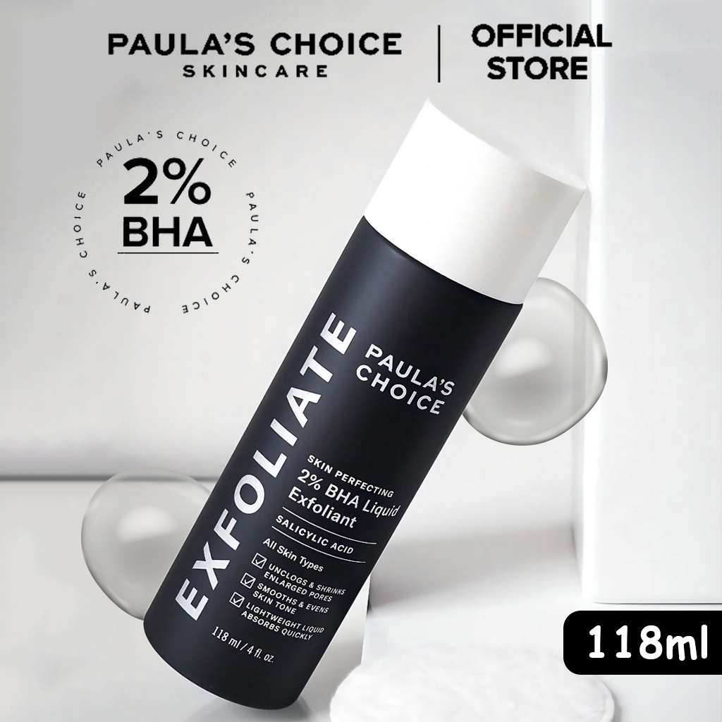 【118ml】PAULA'S CHOICE Skin Perfecting 2% BHA Liquid Exfoliant Toner (Paulas choice 2% bha/paula s ch
