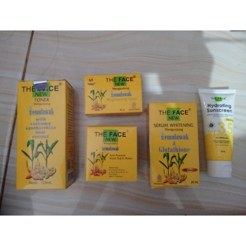 PAKET CREAM TEMULAWAK ORI100%/PAKET TEMULAWAK