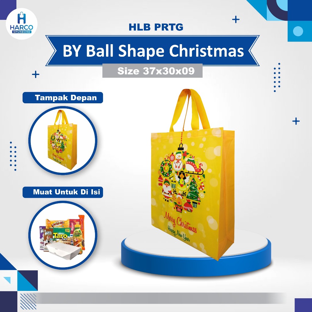 

Tas Parcel Natal Laminasi Goodie Bag Hampers Christmas Tas Souvenir Oleh-oleh Christmas Goodie Bag Natal Uk. 37x30x09