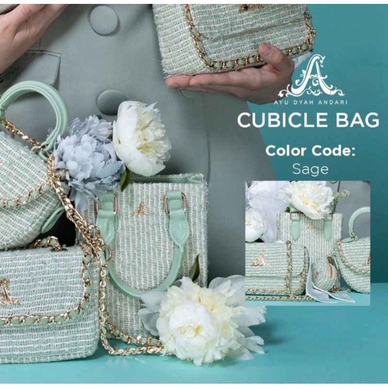 CUBICLE BAG BY AYUDYAHANDARI - SAGE