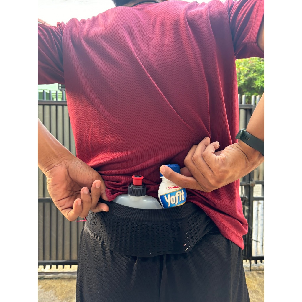 Rapido Running Belt Tas Pinggang Olahraga Elastis Unisex XS/S/M/L/XL/XXL