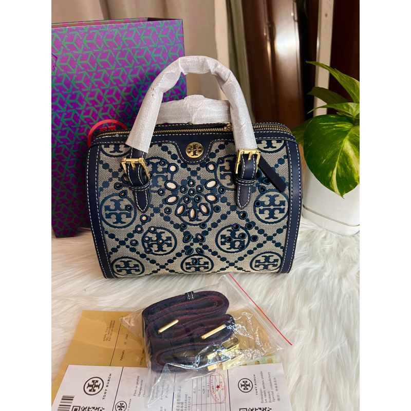 Tas Wanita TB Speedy Navy Mirror VVIP