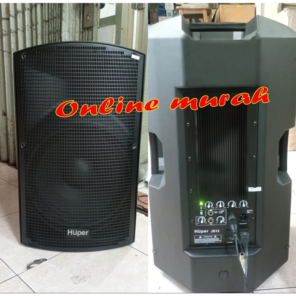 new speaker aktif huper js12 / js 12 15 inch 1 buah blutooth tws